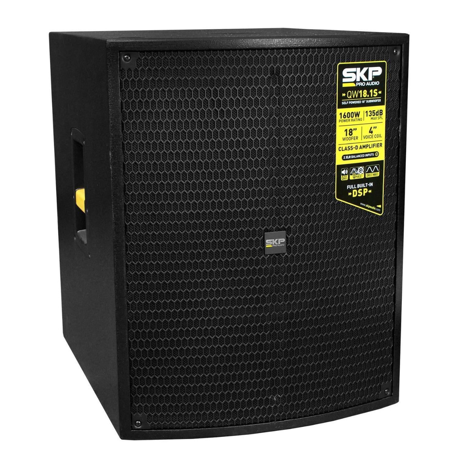 Subwoofer profesional de madera SKP QW18S-3