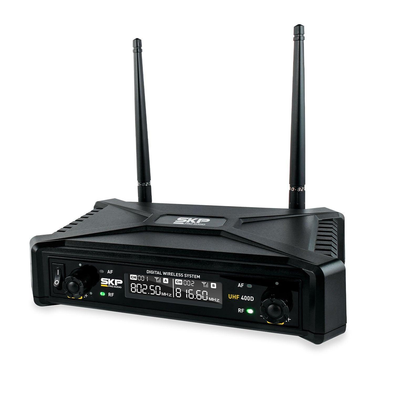 Kit Micrófono Inalámbrico SKP UHF 400D-3