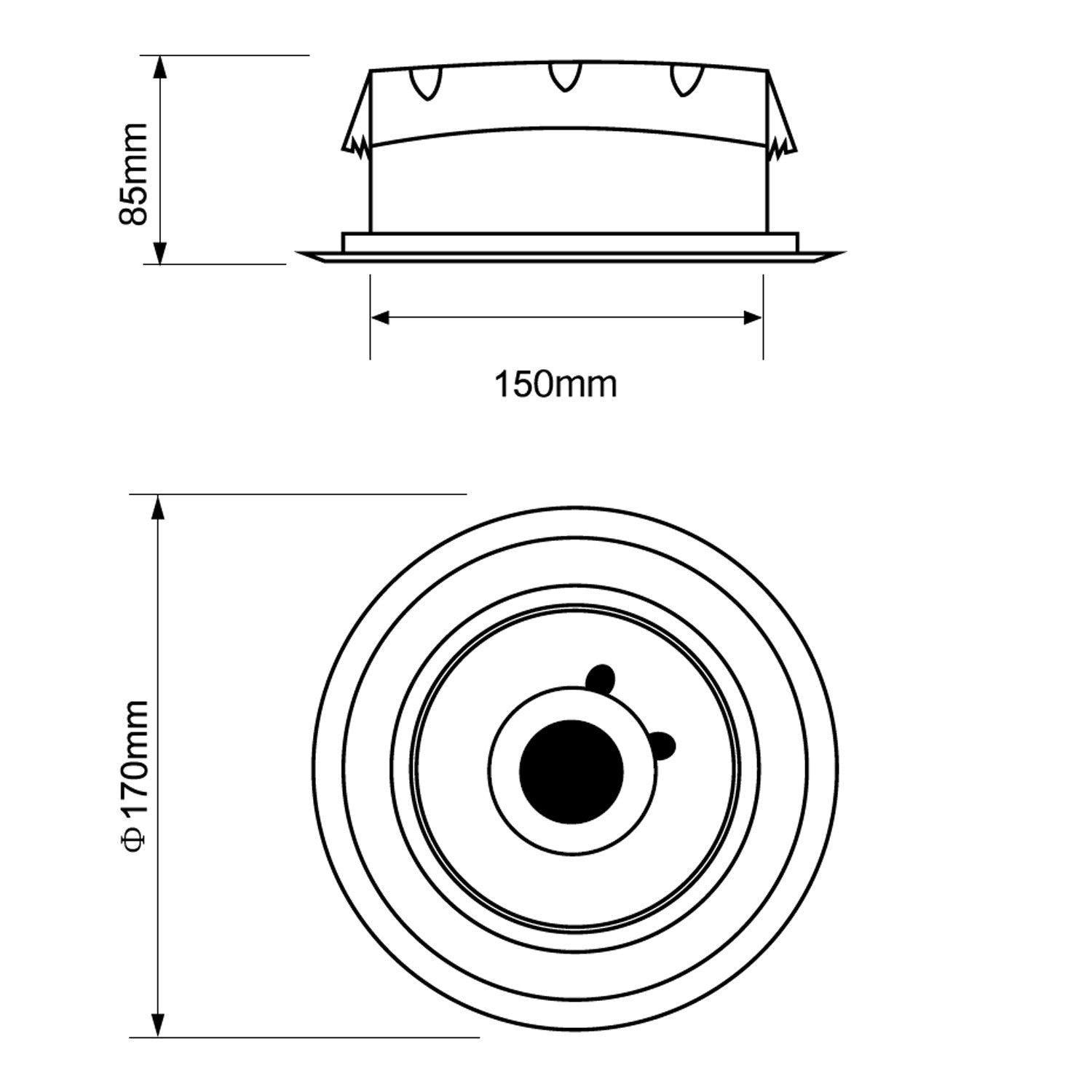 KIT DE 4 PARLANTES DE TECHO SKP INSTALL KIT X4-5