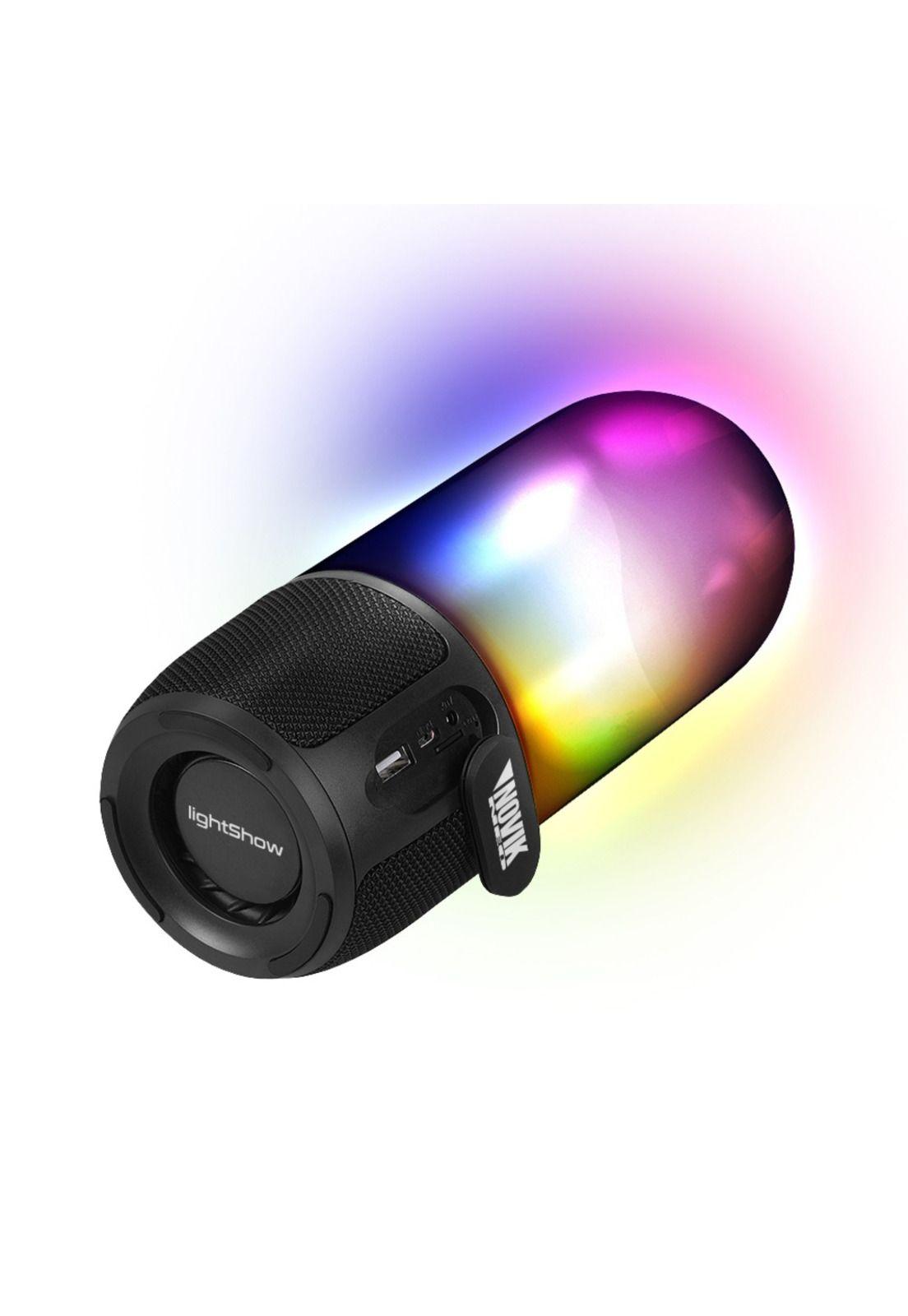 Parlante Multicolor Portátil BT Novik Lightshow-1