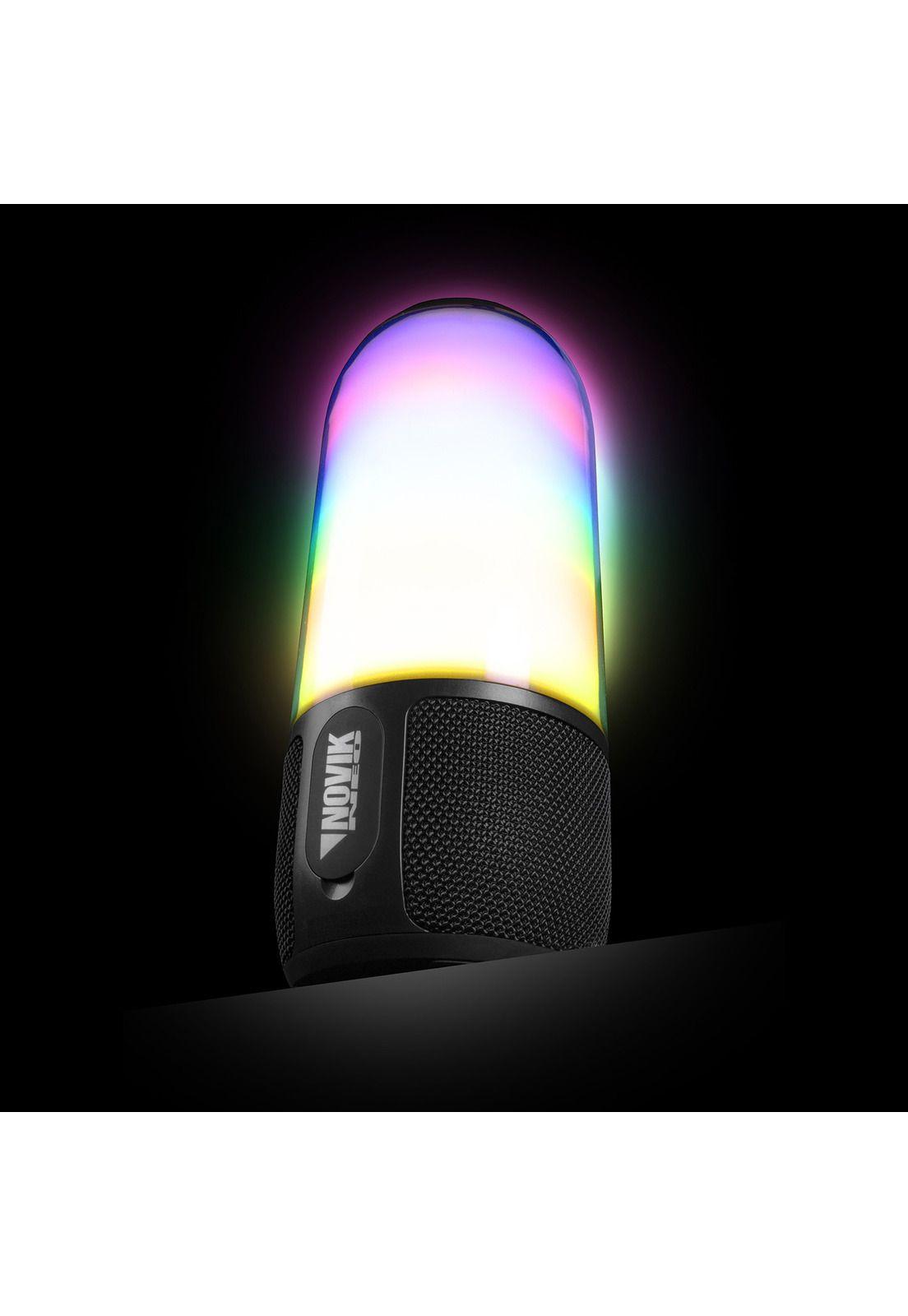 Parlante Multicolor Portátil BT Novik Lightshow-2