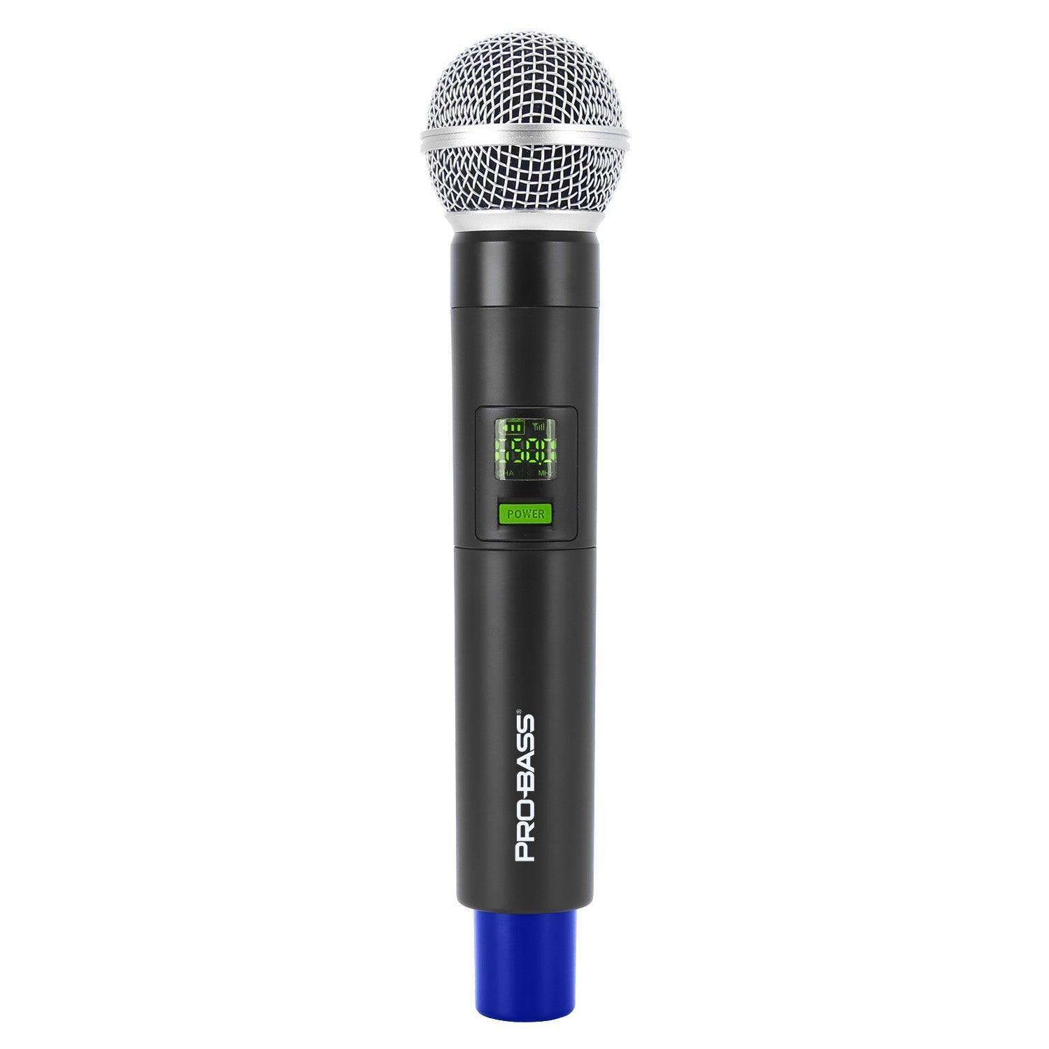 Micrófono Inalámbrico doble Probass UF 224 Multi Frec.-2