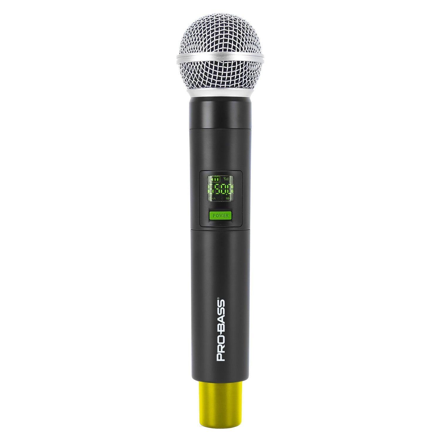 Micrófono Inalámbrico doble Probass UF 224 Multi Frec.-3