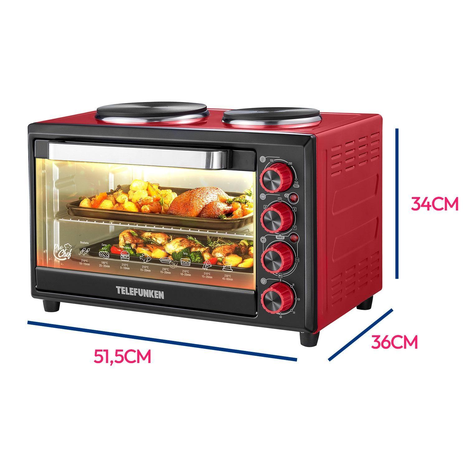 Horno Eléctrico 40lts Telefunken TF E552C-2