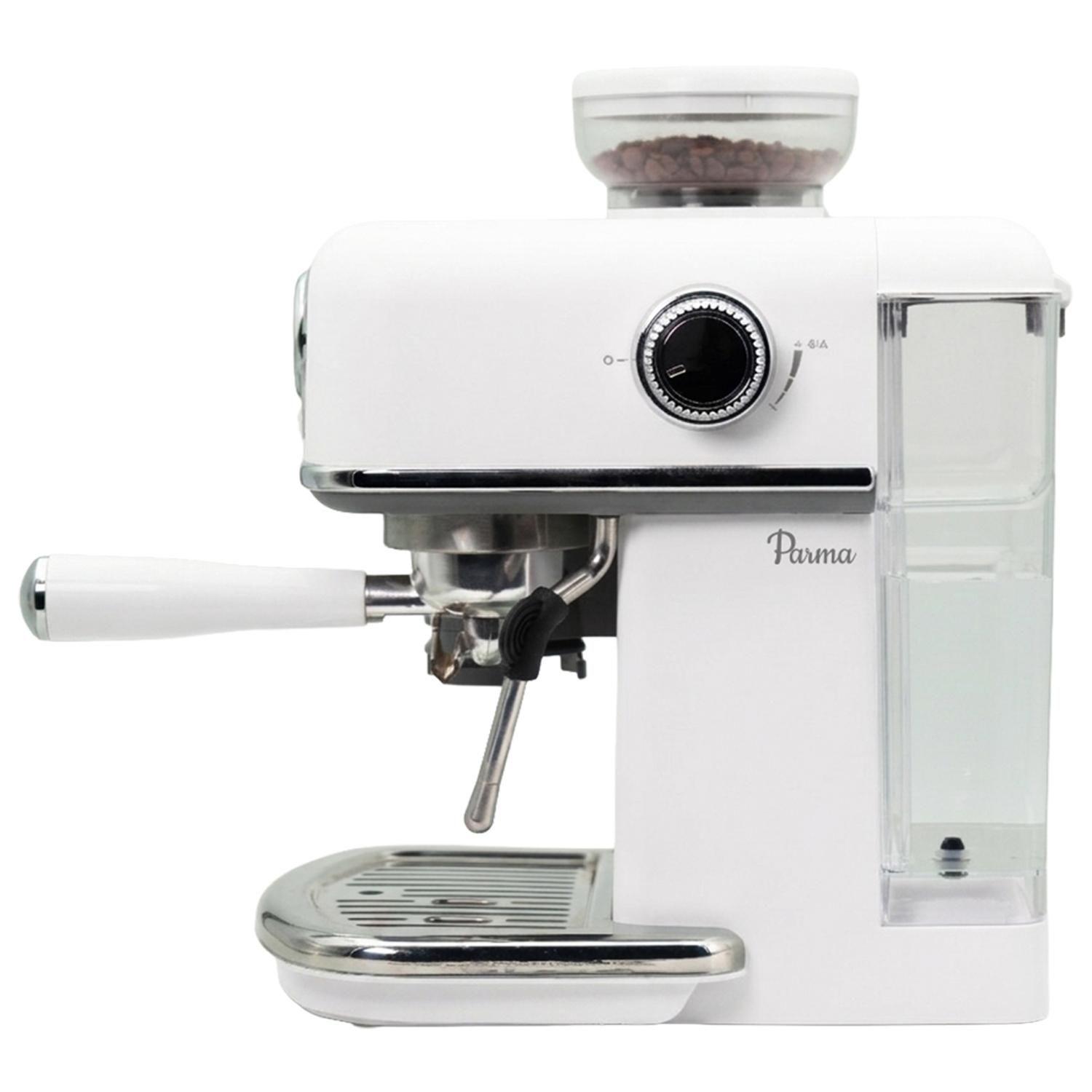 Cafetera Espresso con Molinillo Telefunken Parma Blanca-4