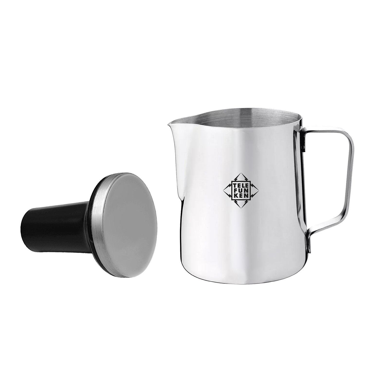 Cafetera Espresso con Molinillo Telefunken Parma Blanca-6