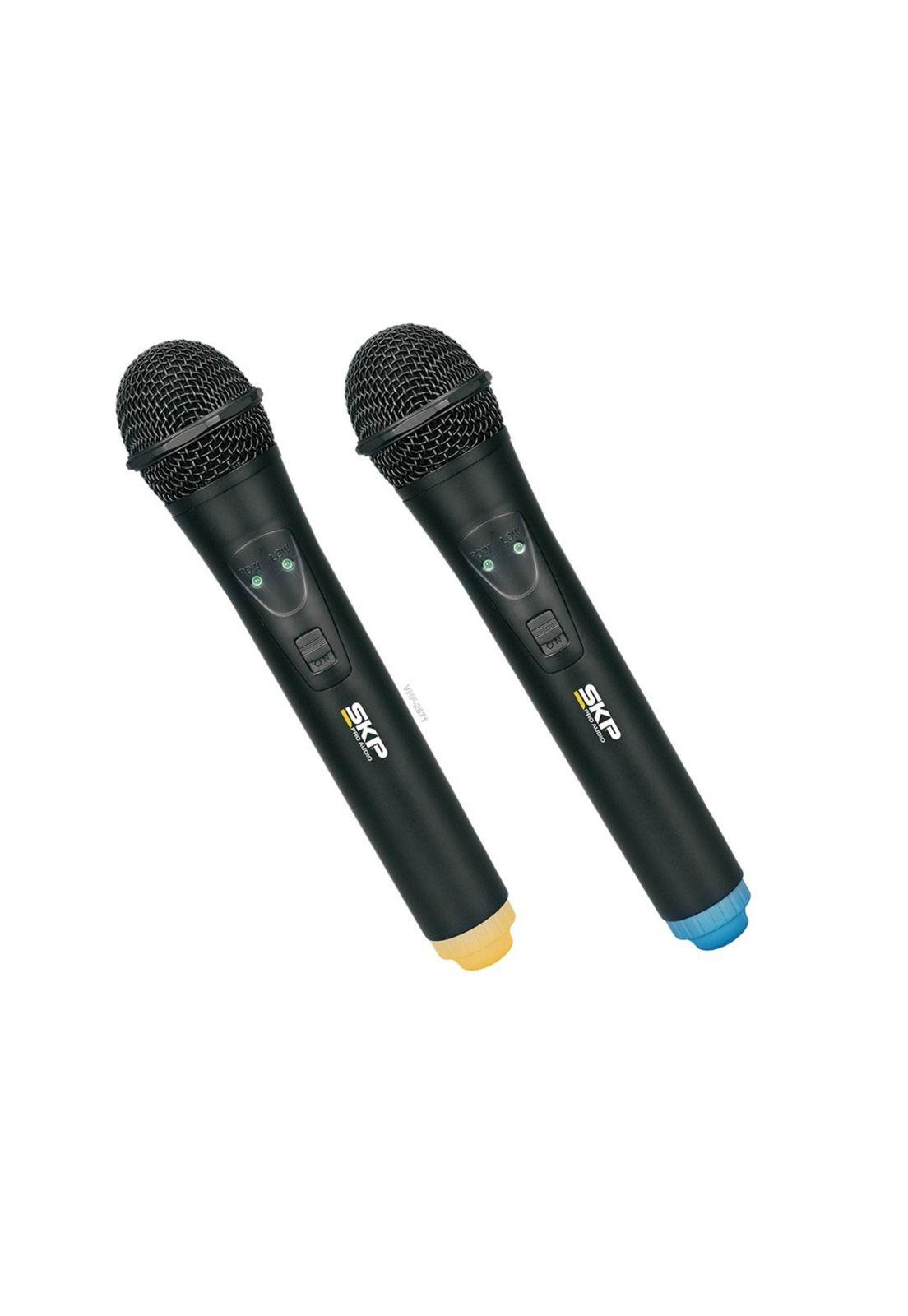 Micrófono Doble Inalámbrico SKP VHF 2671-2