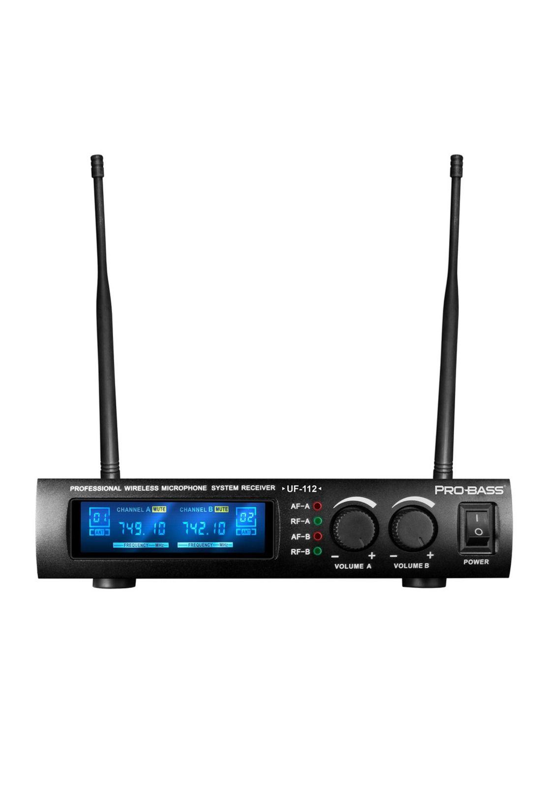 Micrófono Doble Inalámbrico Probass UF 112-4