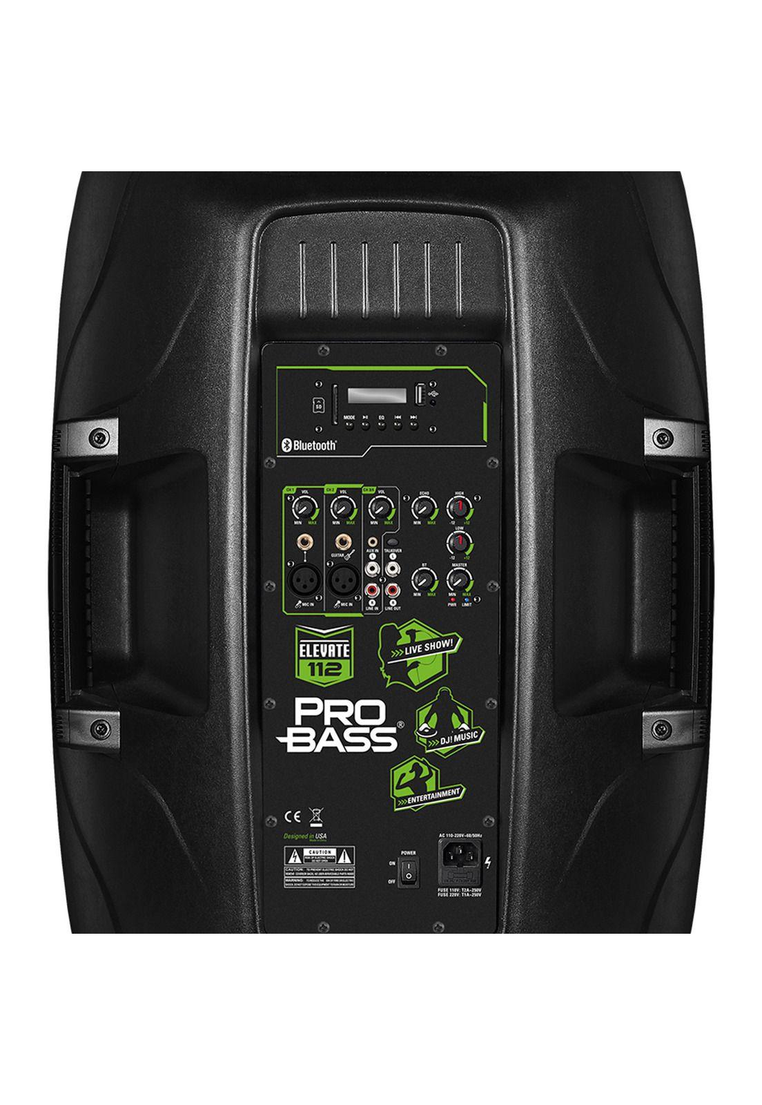Parlante Activo con Atril Probass Elevate 112-3