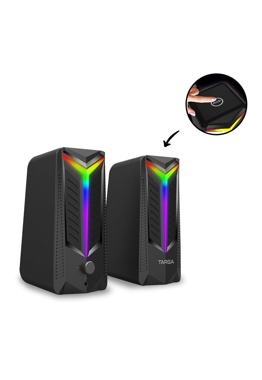 Par de Parlantes Gamer para PC Targa Alpha X-3