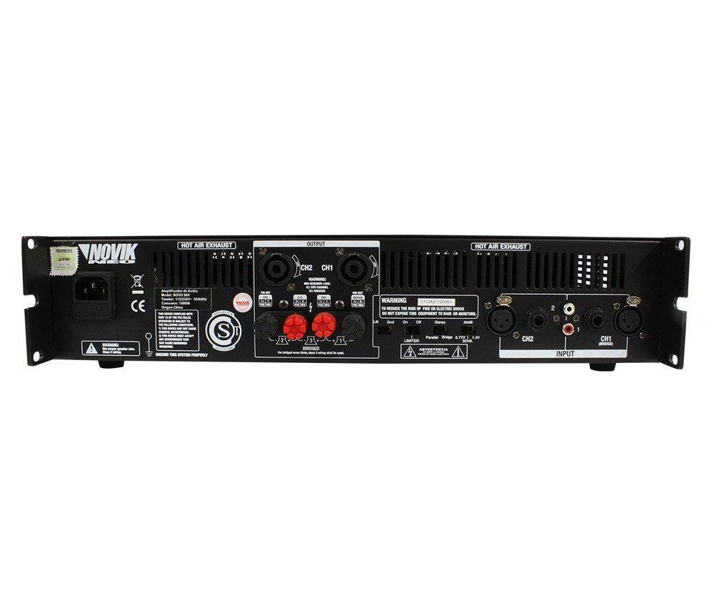 Amplificador de Potencia Novik Novo 900-1