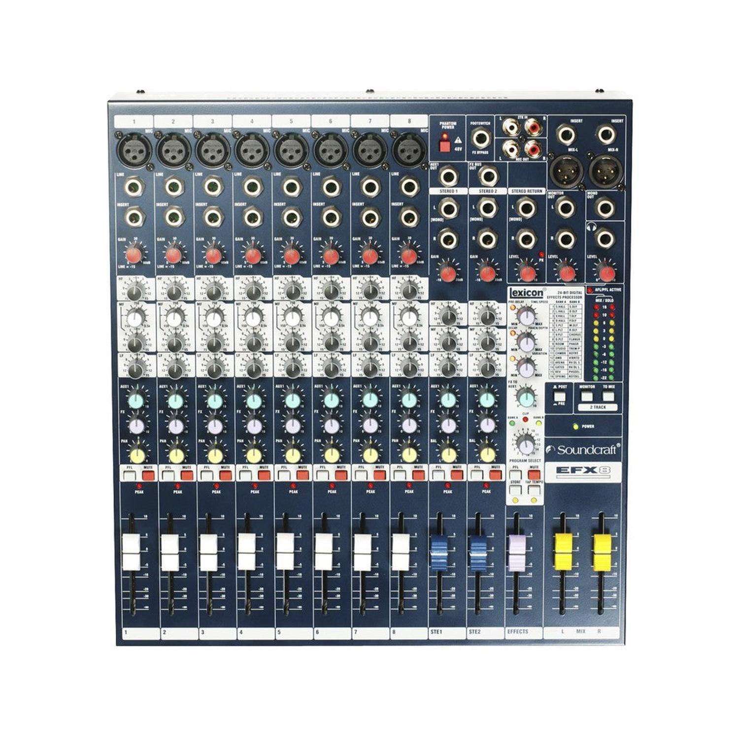 CONSOLA ANALOGA SOUNDCRAFT EFX8-0