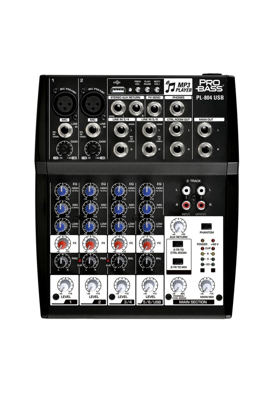 Consola Análoga Probass PL 804 USB-0