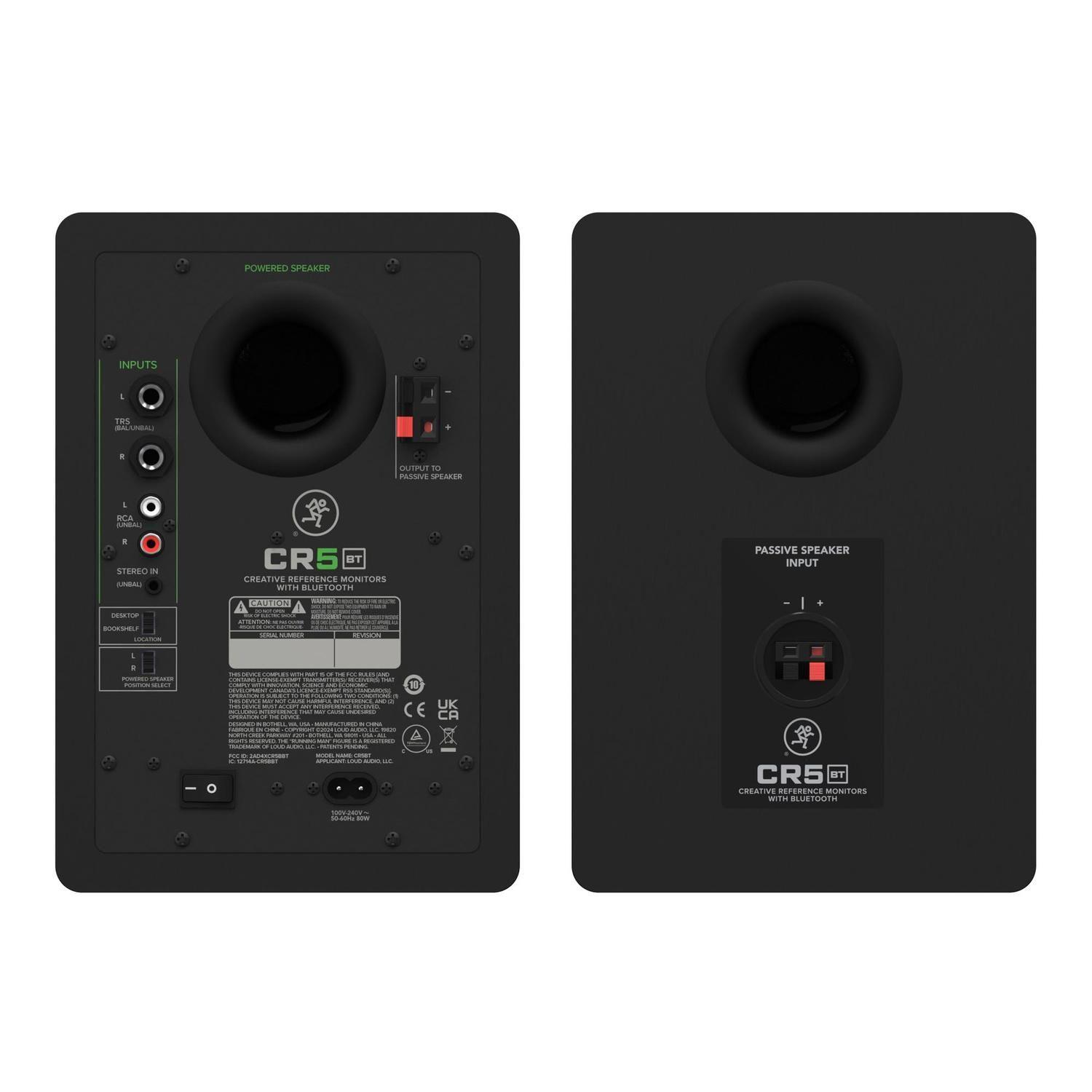 PAR DE MONITORES DE ESTUDIO MACKIE CR5BT-2