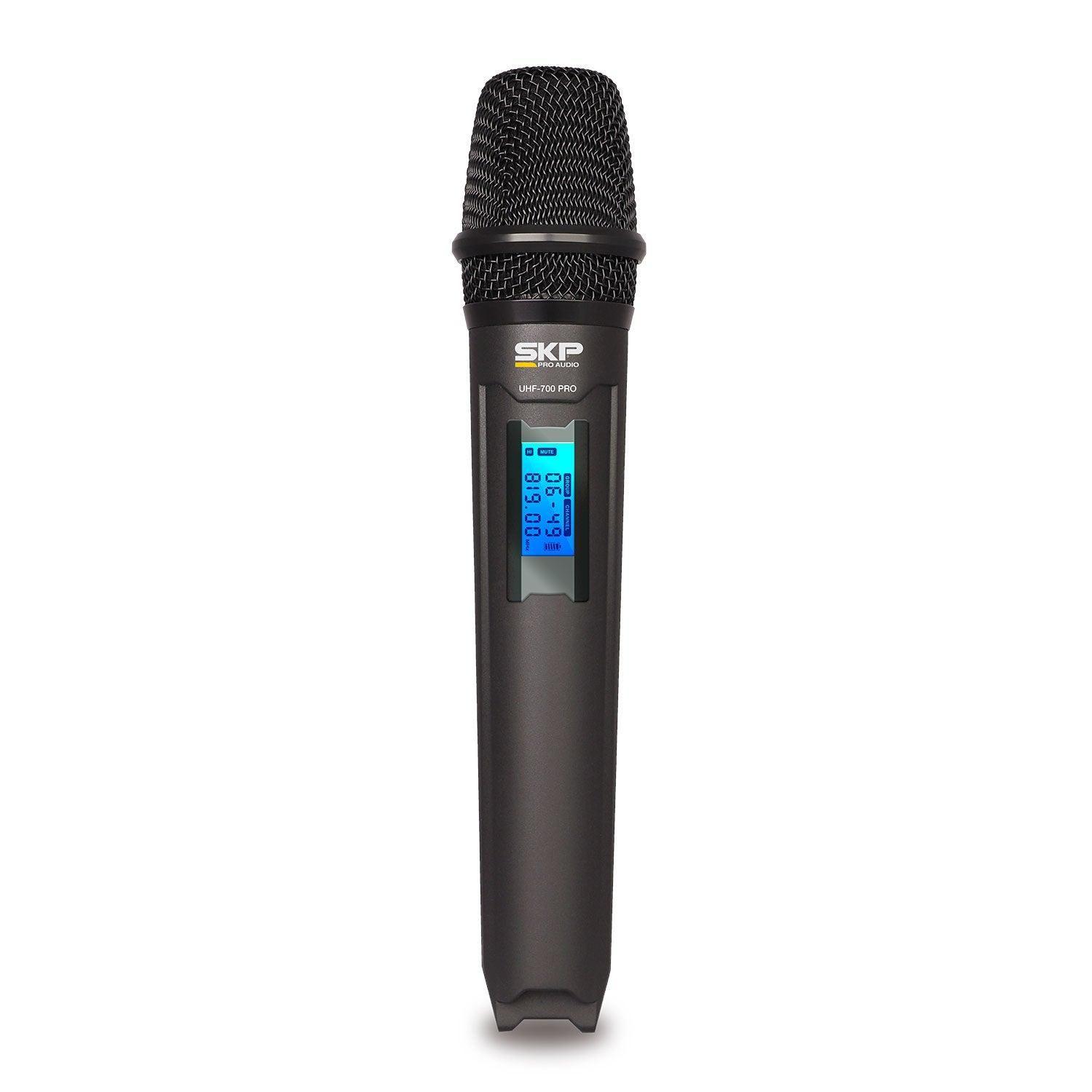Kit Micrófono Inalámbrico MultiFrec. SKP UHF 700PRO-2