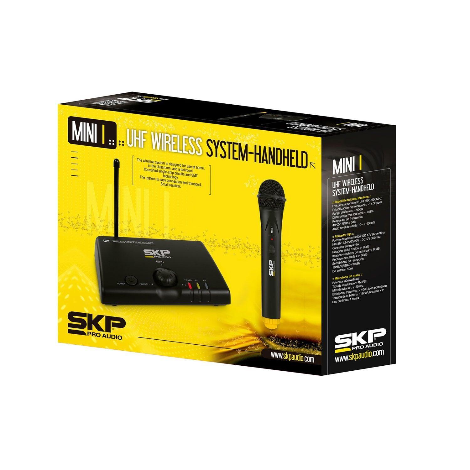 MICROFONO INALAMBRICO VOCAL SKP MINI I-4