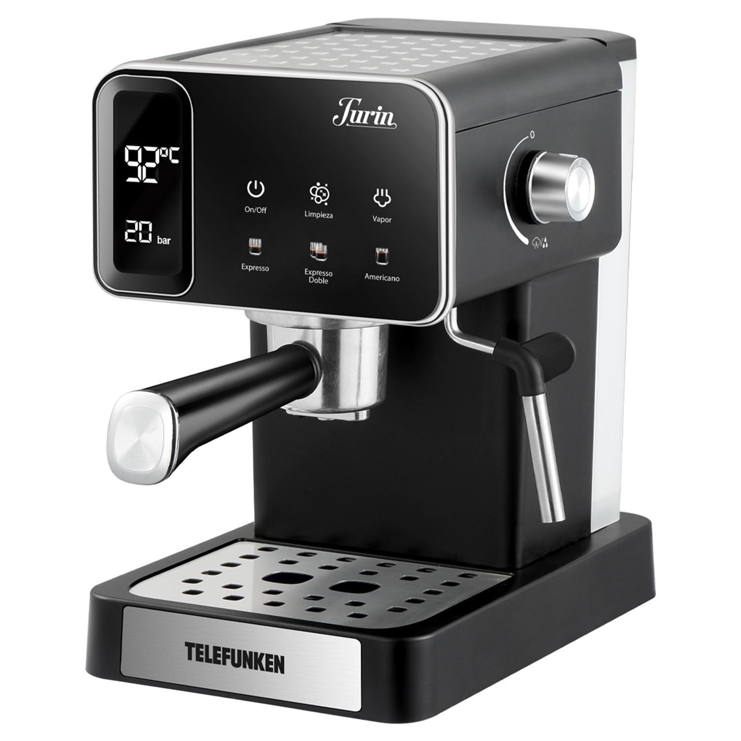 Cafetera Espresso digital Telefunken Turin-0