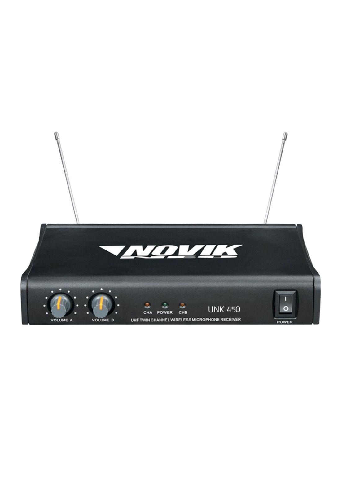 Micrófono Doble Inalámbrico Novik UNK 450-1