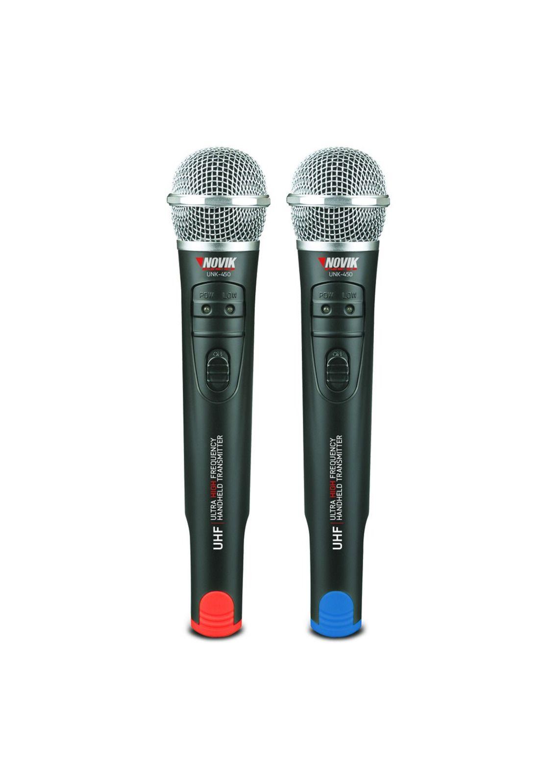 Micrófono Doble Inalámbrico Novik UNK 450-2