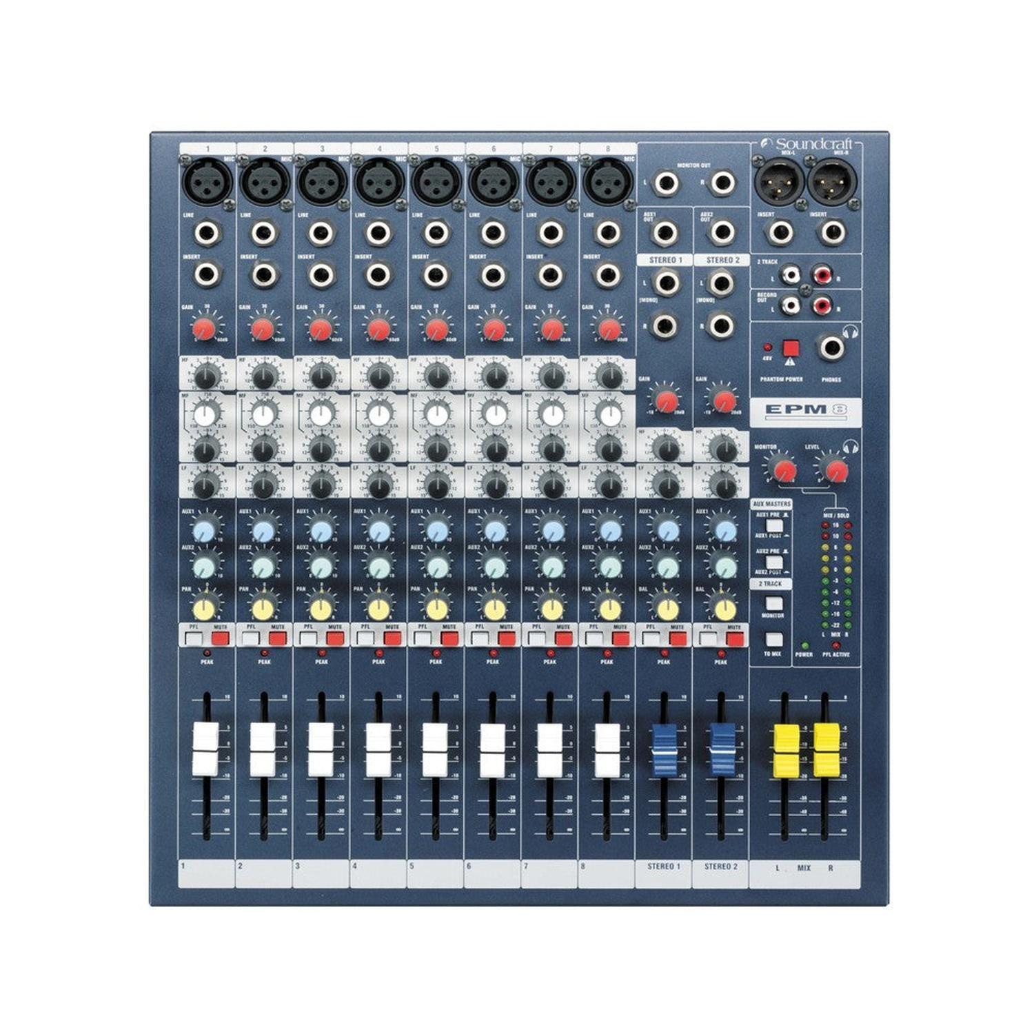CONSOLA ANALOGA SOUNDCRAFT EPM8-0