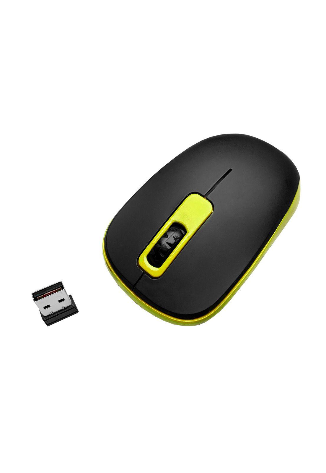 Mouse Inalámbrico Targa TG M70W Amarillo-1