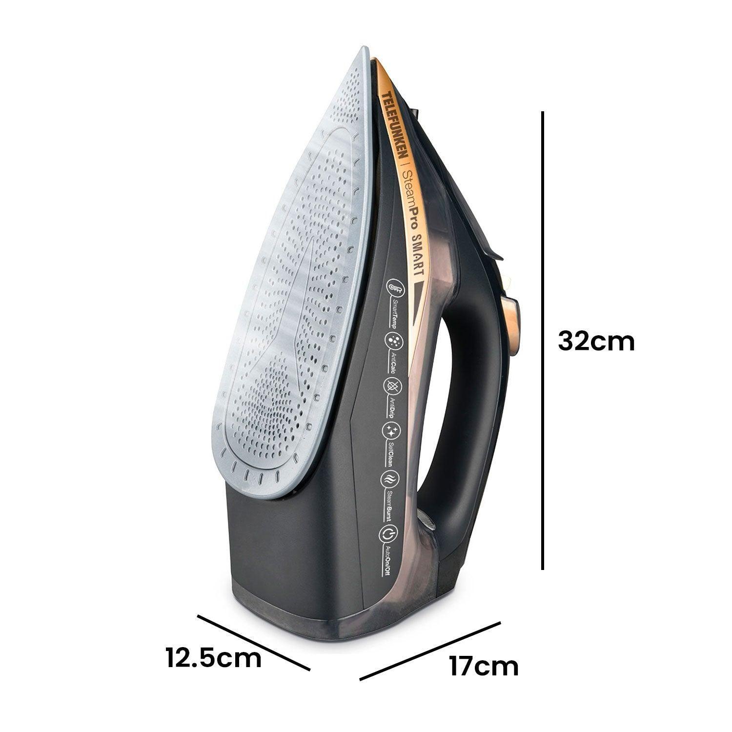 Plancha a vapor Telefunken SteamPro Smart Negro-2