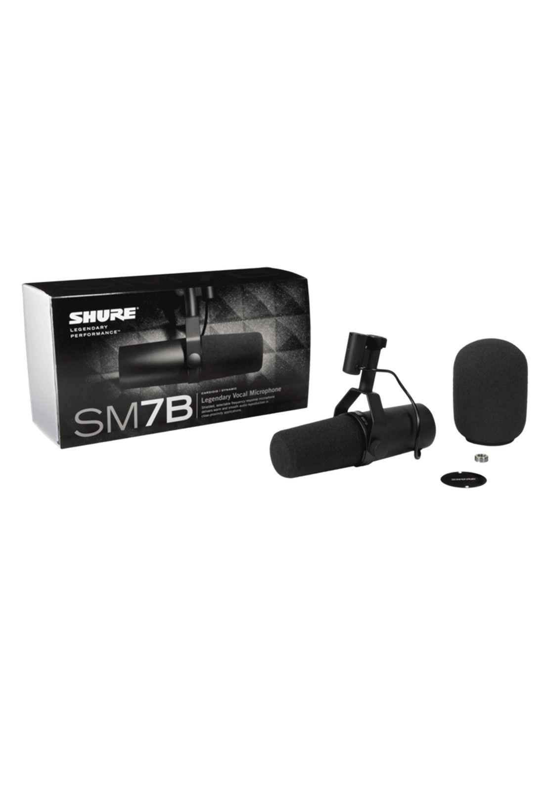Micrófono Vocal de Studio Dinámico Shure SM7B-1