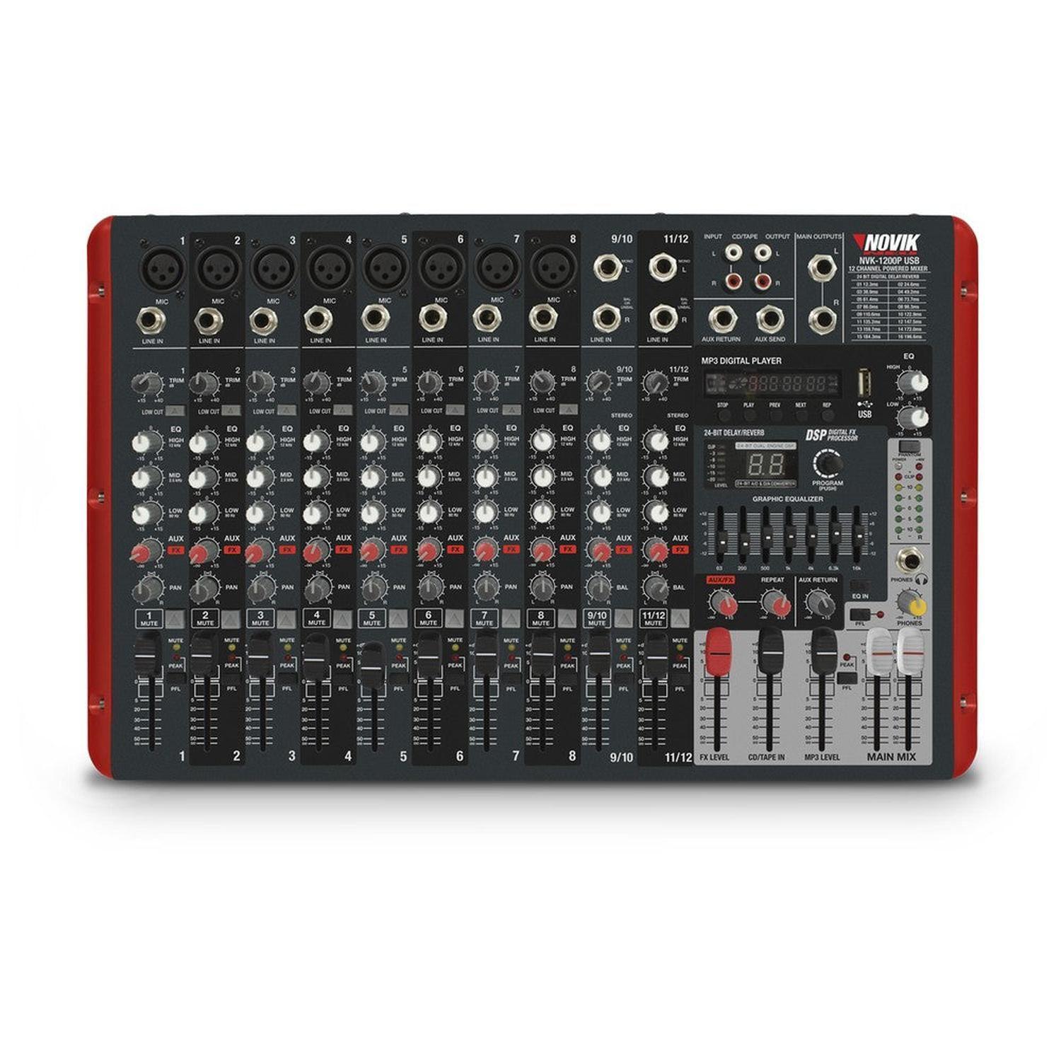 CONSOLA POTENCIADA NOVIK NVK 1200P-0