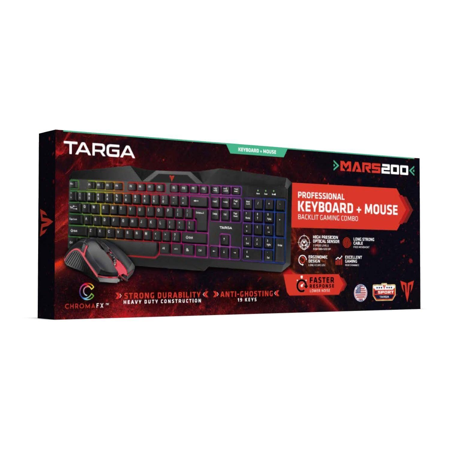 Kit Teclado + Mouse Gamer Targa Mars 200-2