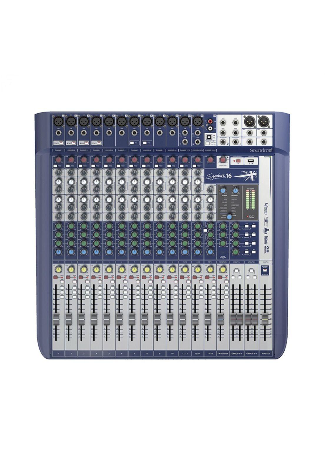 Consola Análoga Soundcraft Signature 16-0