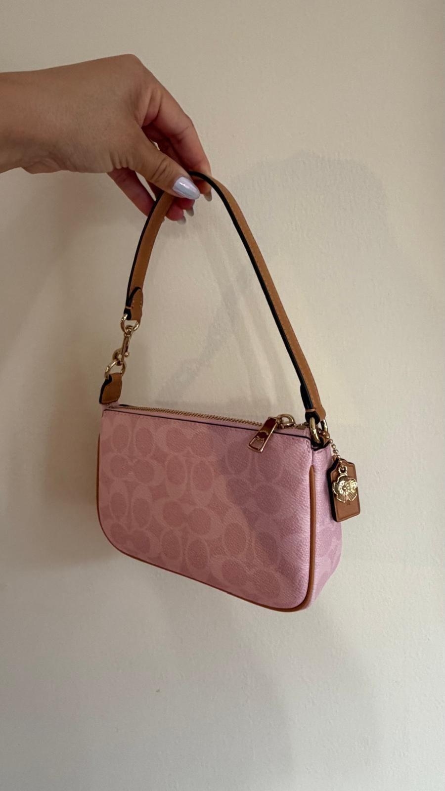 Cartera Nolita 19 Pink Coach-3