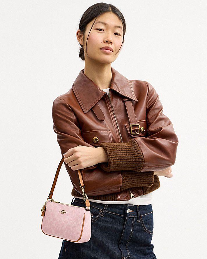 Cartera Nolita 19 Pink Coach-3
