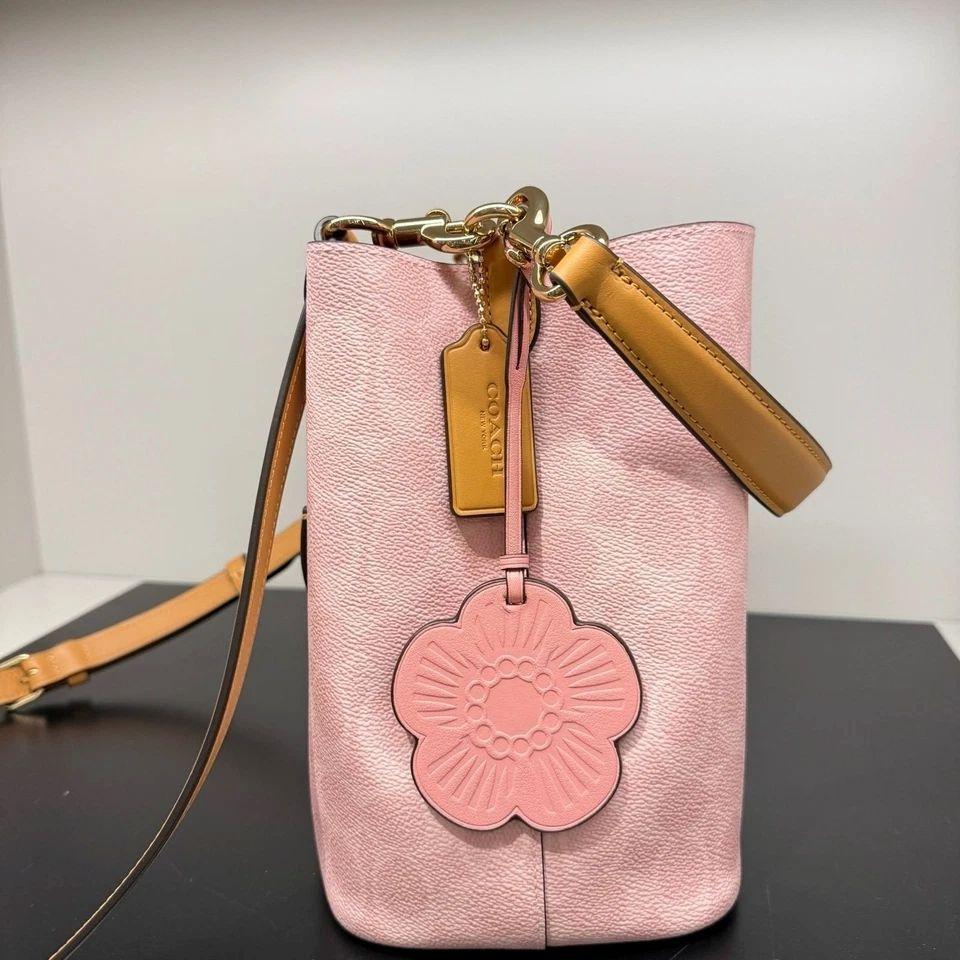 Bolso Rowan Coach Bucket Pink-2
