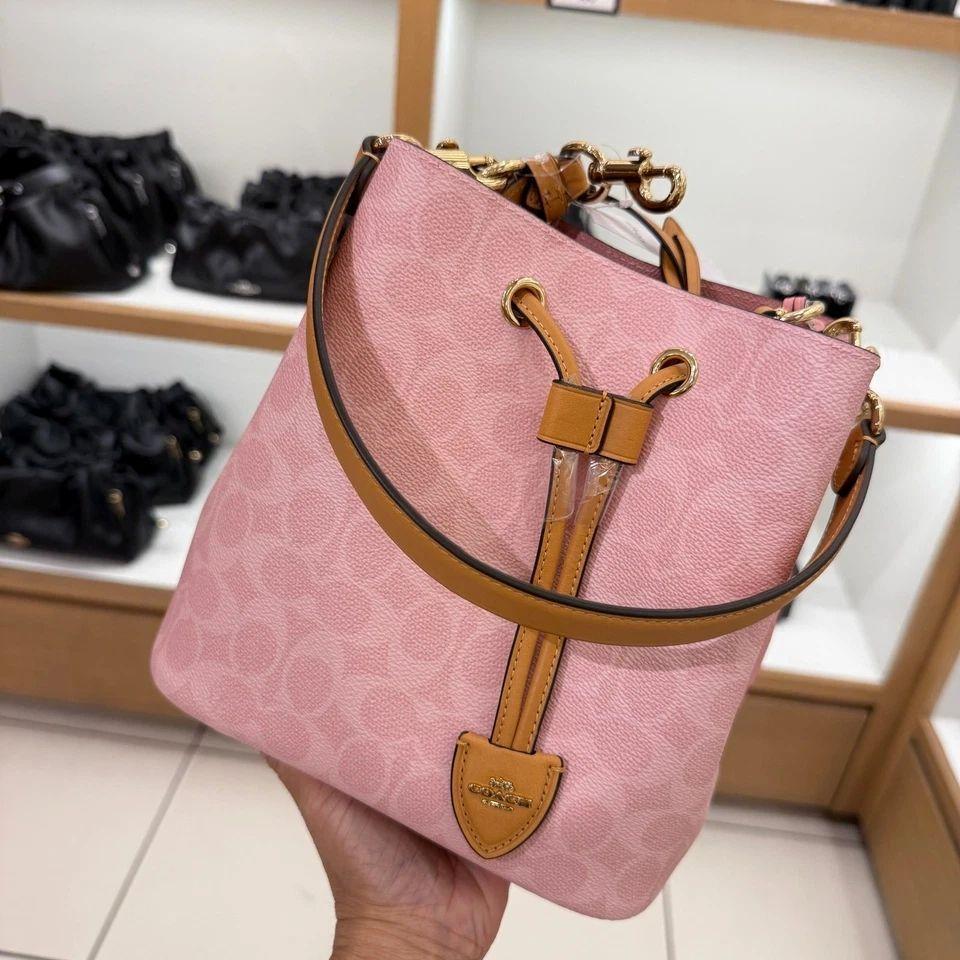 Bolso Rowan Coach Bucket Pink-3