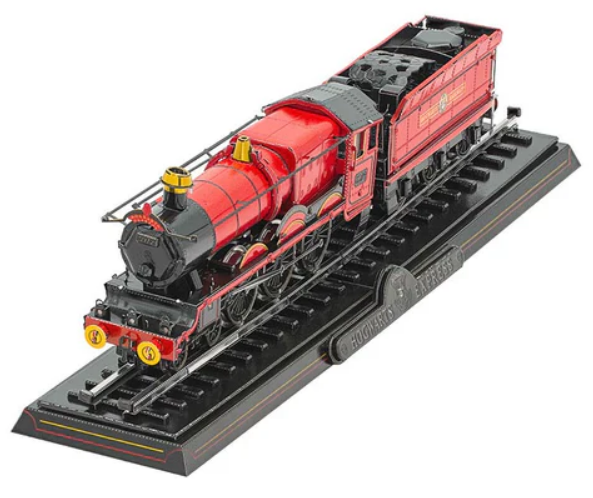 Expreso de Hogwarts con Riel (Harry Potter) - Maqueta 3D de Metal (Metal Earth)-3