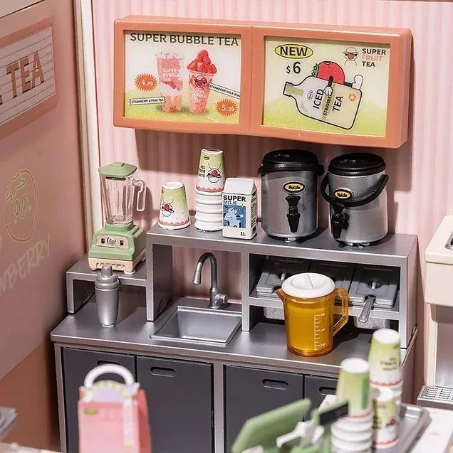 Casa en Miniatura para Armar - Super Creator Double Joy Bubble Tea DW006-3