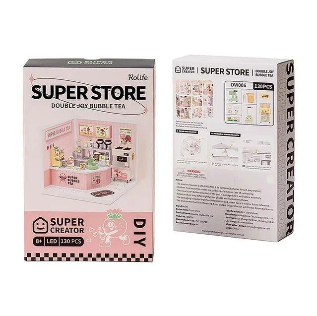 Casa en Miniatura para Armar - Super Creator Double Joy Bubble Tea DW006-6