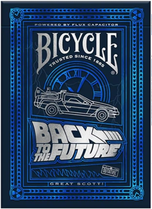 BICYCLE® Back To The Future - Baraja de Cartas Premium Edición DeLorean-3