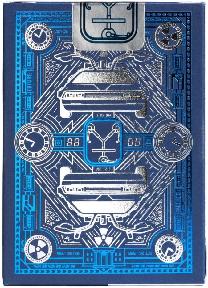 BICYCLE® Back To The Future - Baraja de Cartas Premium Edición DeLorean-4
