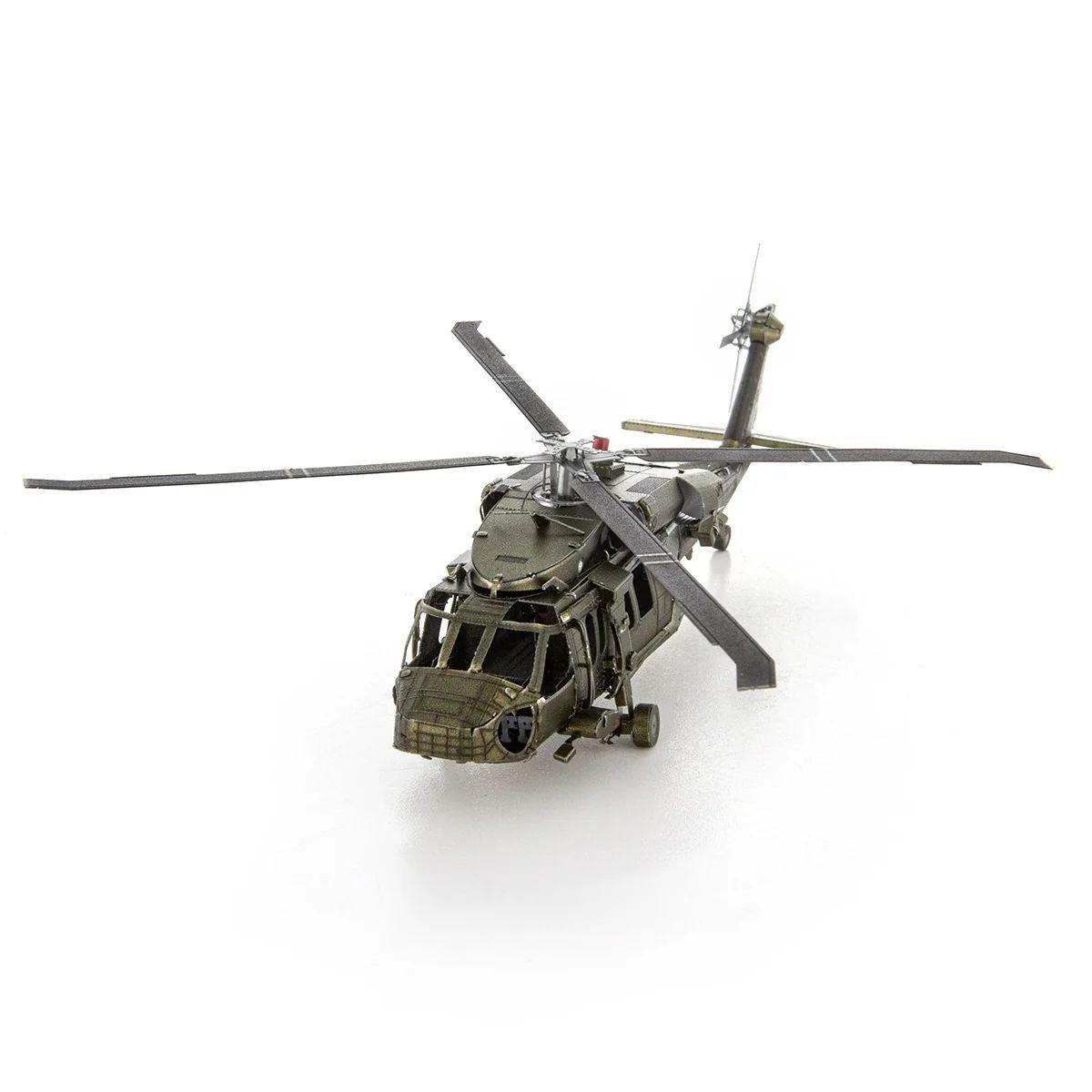 Black Hawk Helicóptero Puzzle 3D Metal Earth-0