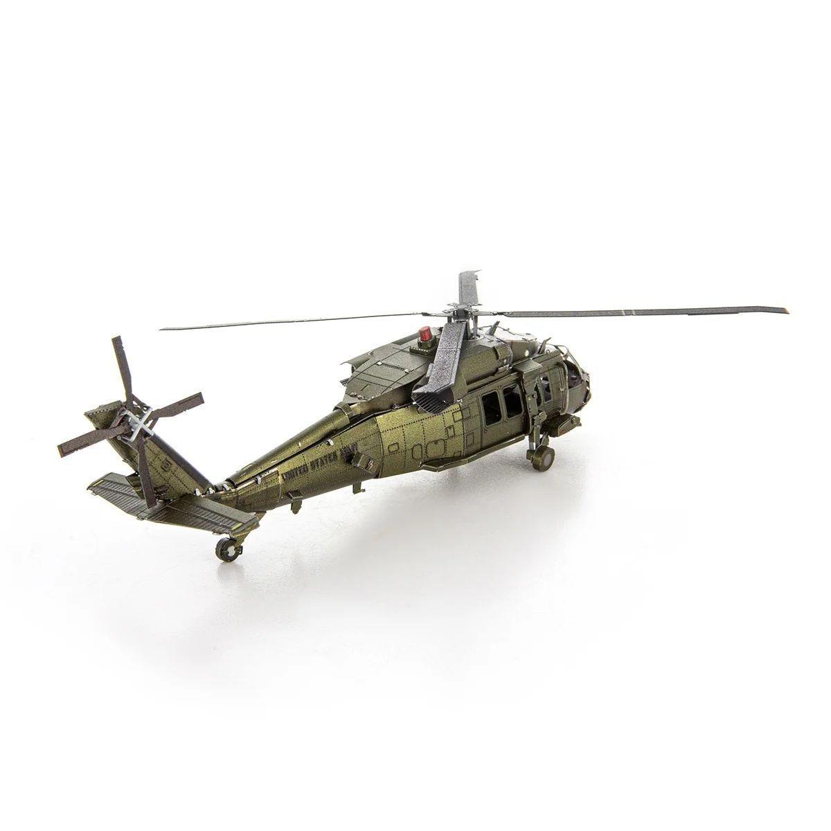 Black Hawk Helicóptero Puzzle 3D Metal Earth-3
