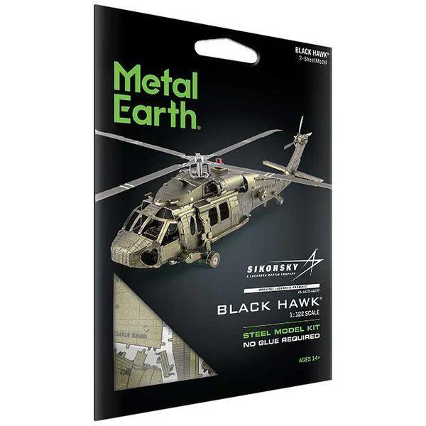 Black Hawk Helicóptero Puzzle 3D Metal Earth-5