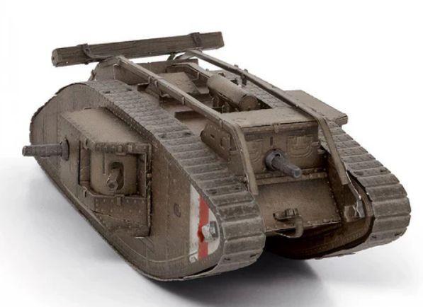 Tanque Británico Mark IV (1ª Guerra Mundial) - Maqueta 3D de Metal (Metal Earth)-2