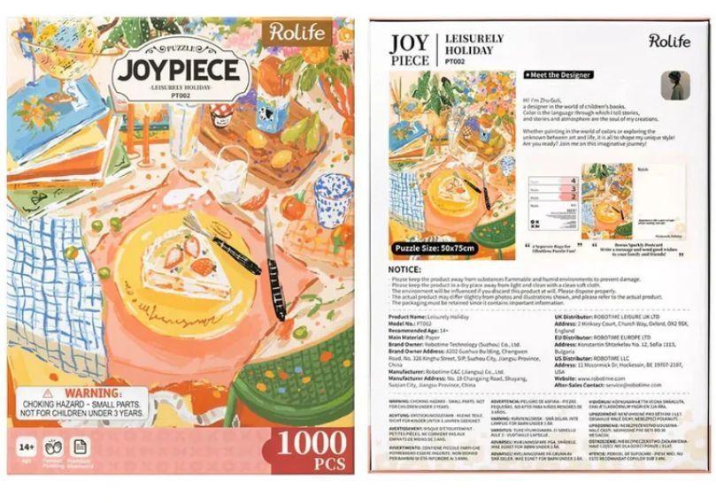 Rompecabezas 1000 Piezas "Leisurely Holiday" - Escena Veraniega (Rolife)-6