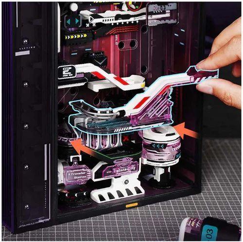 Maqueta del laberinto de Bolitas Mecanico - The Future City-1