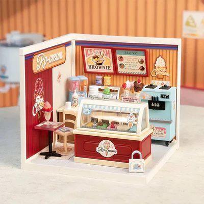 Miniatura DIY "Flavorful Ice Cream Shop" - Maqueta para Armar (Rolife)-4