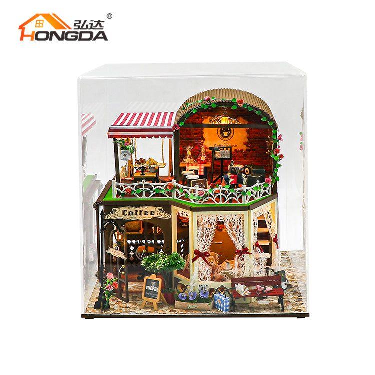 Cafetería de Raya's Time - Miniatura DIY de Dos Pisos (M2522)-4