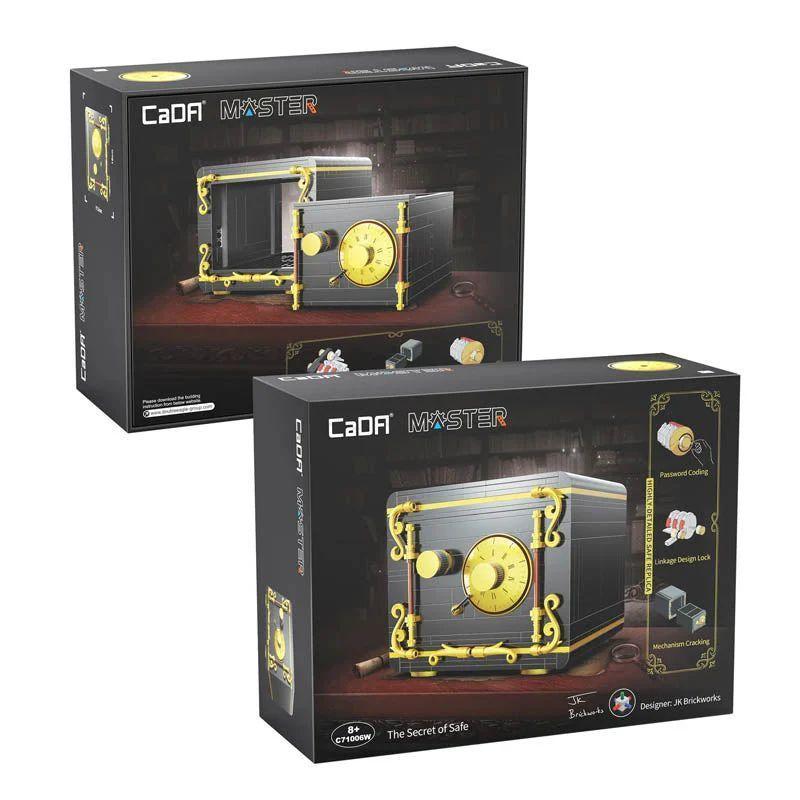 Caja Fuerte Negra con Combinación de bloques-2