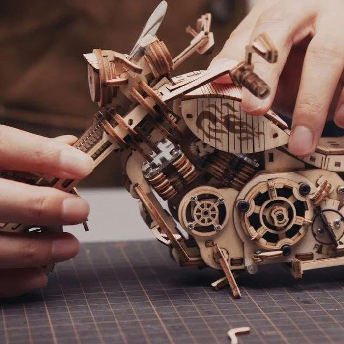 Moto Cruiser Puzzle 3D Robotime-2