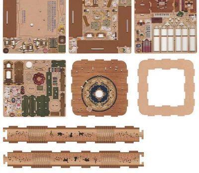 Fiesta de Gatitos - Caja Musical de Gatos - Tonecheer-4